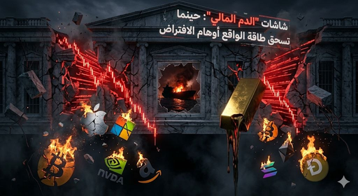 شاشات "الدم المالي".. حينما تحرق صدمة الطاقة خرائط وول ستريت والـ "كريبتو" معاً