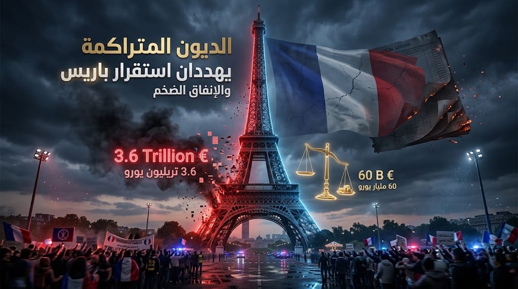 الديون المتراكمة والإنفاق الضخم يهددان استقرار باريس