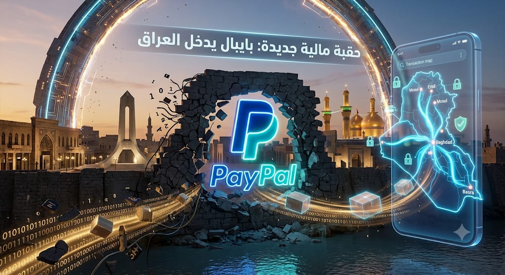 بايبال تدخل العراق 